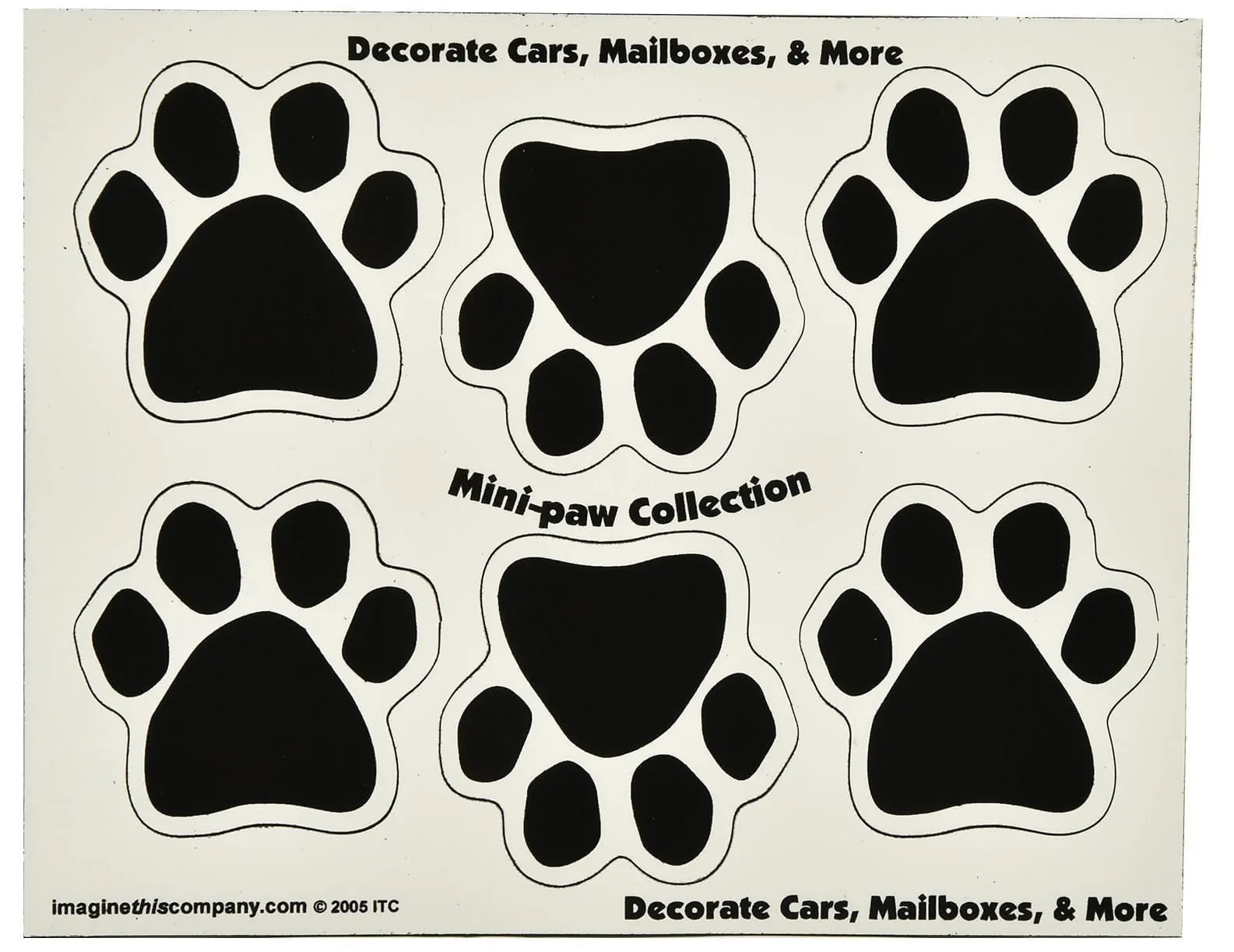 6 Mini-PAWS Magnets