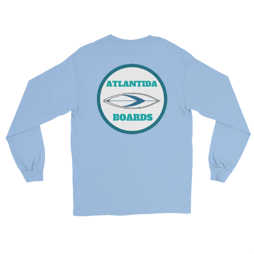 Atlantida Boards Blue Basic Men’s Long Sleeve Shirt