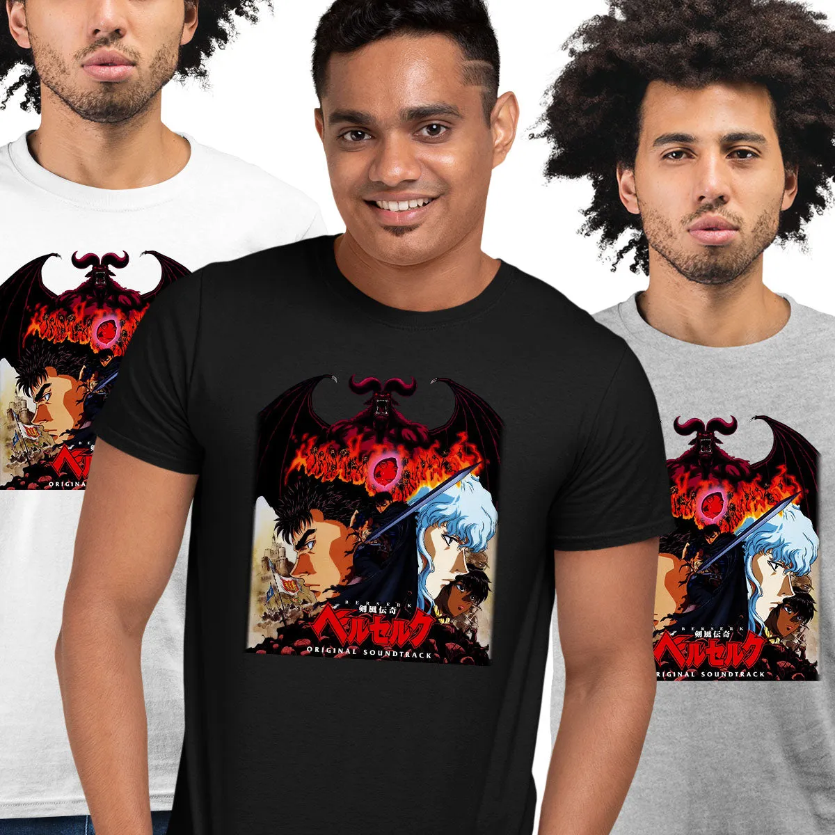 Berserk Original Soundtrack Japanese Anime Manga Adult Unisex Tee