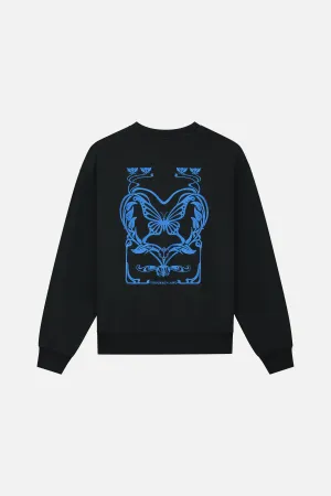 BUTTERFLY CONTRAST SWEATSHIRT