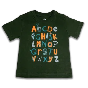 Camiseta Alfabeto Verde