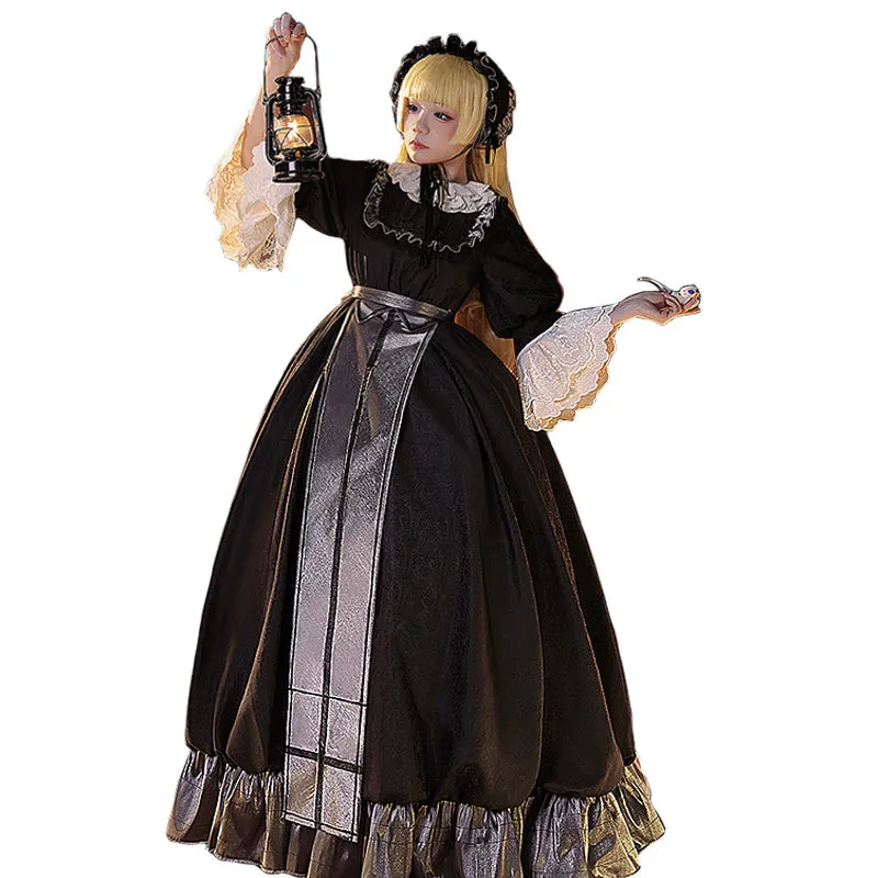 DokiDoki-R Anime Manga GOSICK Cosplay Victorique De Blois Costume