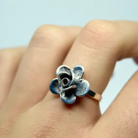 Fingerring, Lille Rose, sterlingsølv