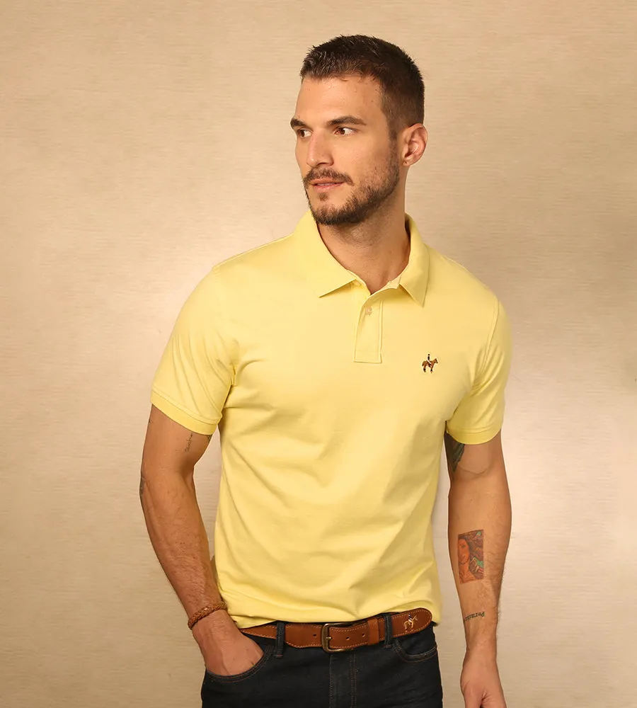 Polo Fondo Entero Amarillo Claro Ref. 101021123