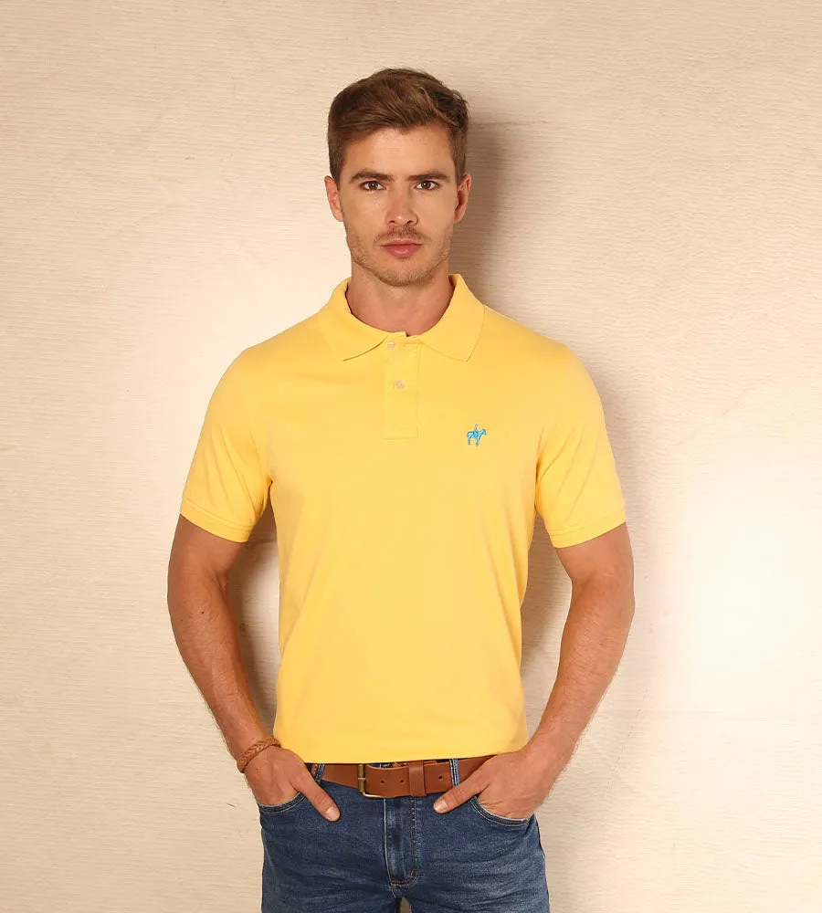 Polo Fondo Entero Amarillo Cremoso Ref. 101040424