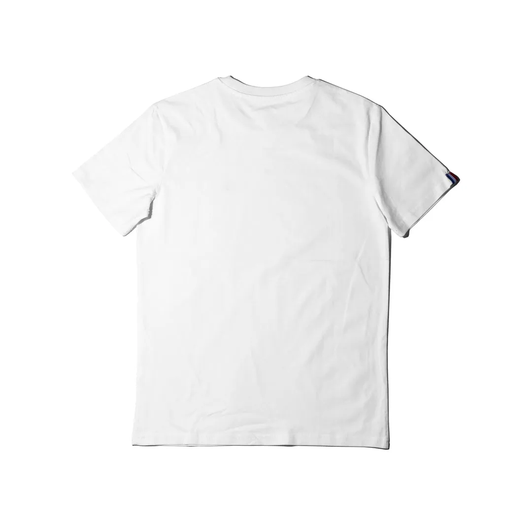 T-SHIRT CHEF DE FILE BLANC - BRODERIE